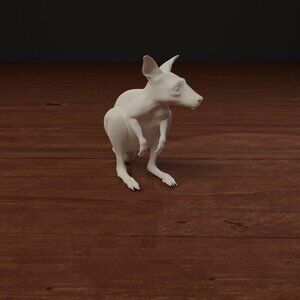 Kangaroo Mini Figure 2.5 Inches